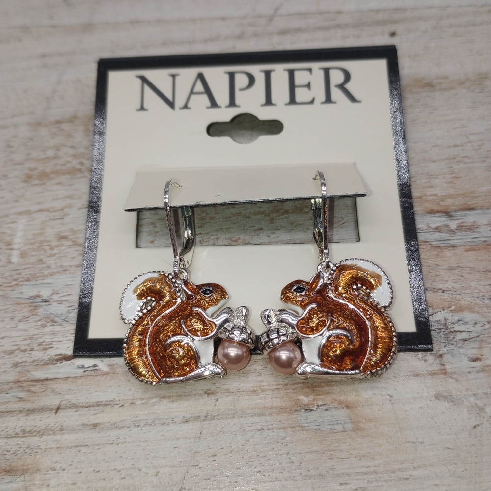 Napier Squirrel Earrings